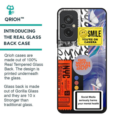 Smile for Camera Glass Case for Redmi 11 Prime