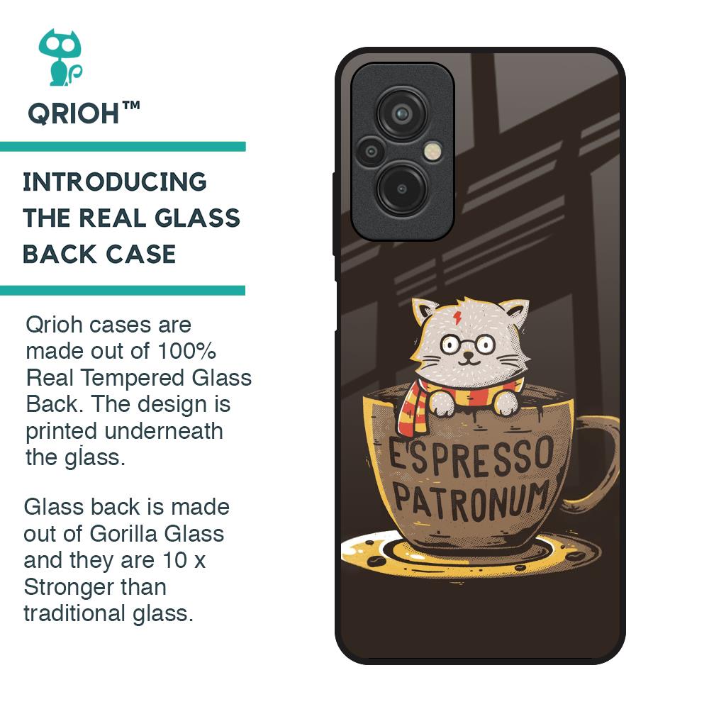 Tea With Kitty Glass Case For Redmi 11 Prime