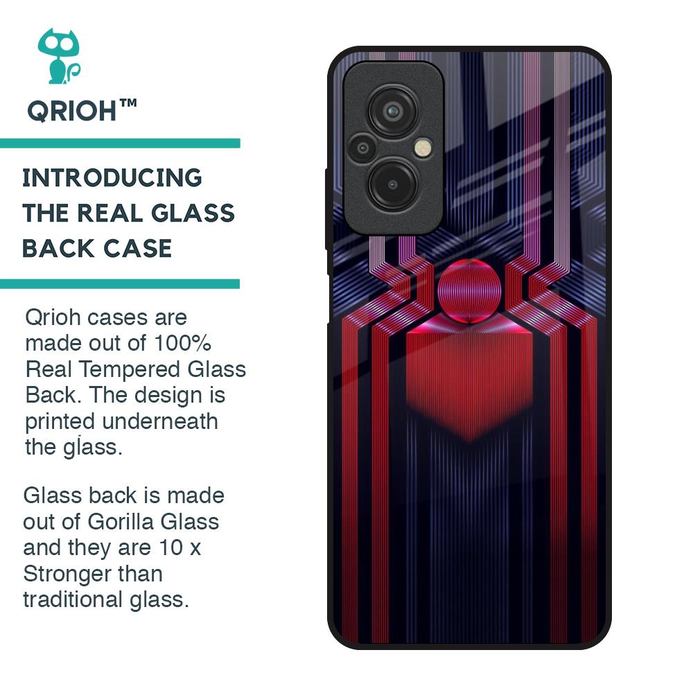 Super Art Logo Glass Case For Redmi 11 Prime