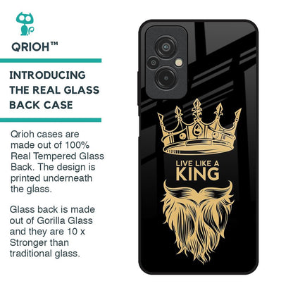 King Life Glass Case For Redmi 11 Prime