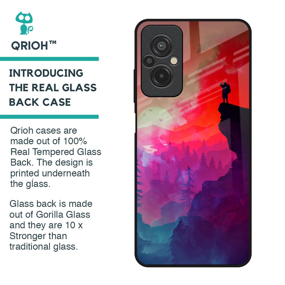 Dream So High Glass Case For Redmi 11 Prime