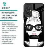 Girl Boss Glass Case For Redmi 11 Prime