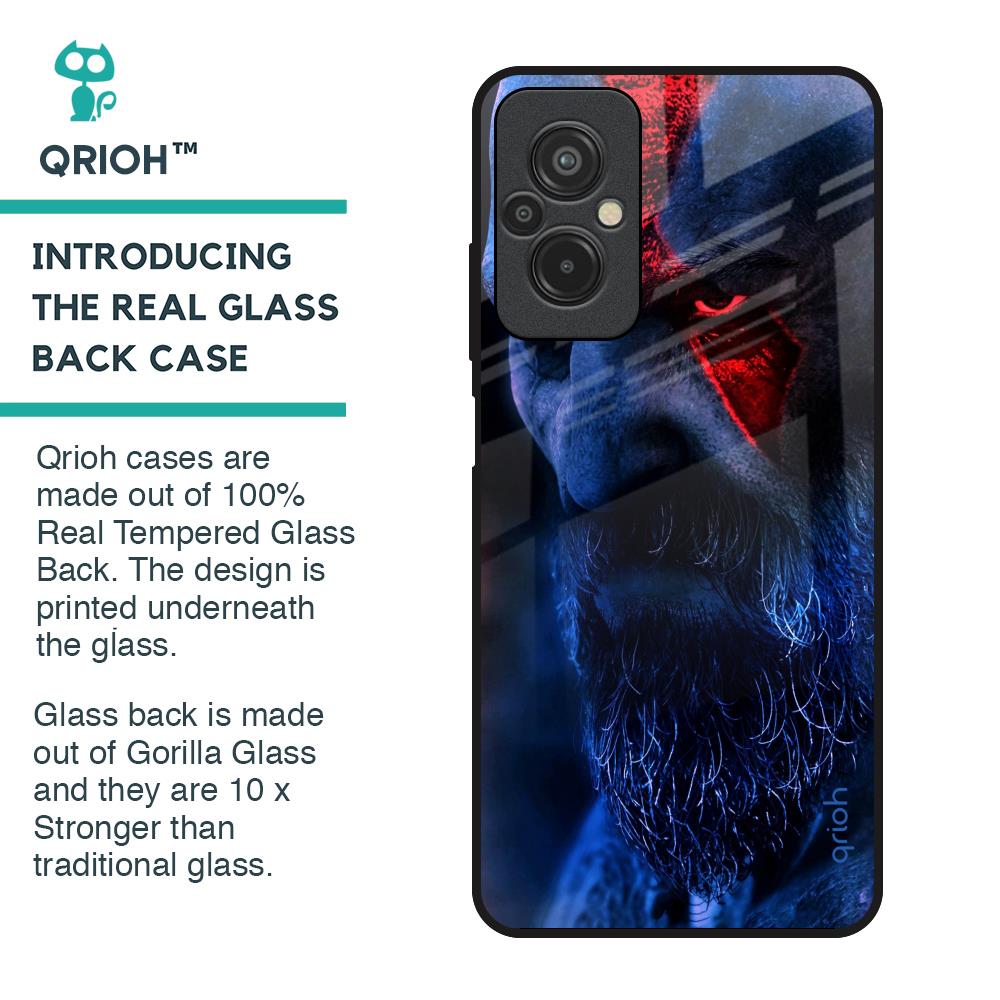 God Of War Glass Case For Redmi 11 Prime