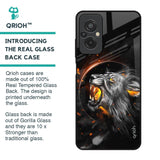 Aggressive Lion Glass Case for Redmi 11 Prime