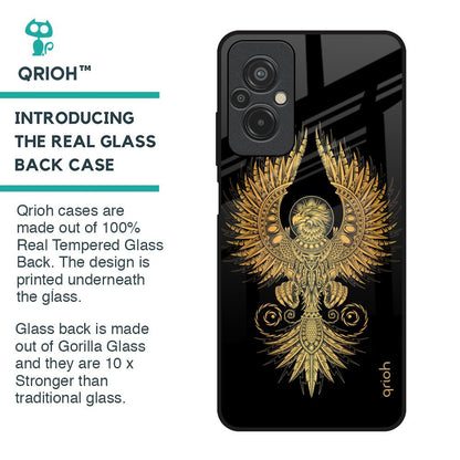 Mythical Phoenix Art Glass Case for Redmi 11 Prime