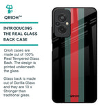 Vertical Stripes Glass Case for Redmi 11 Prime
