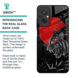 Red Moon Tiger Glass Case for Redmi 11 Prime