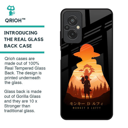 Luffy One Piece Glass Case for Redmi 11 Prime