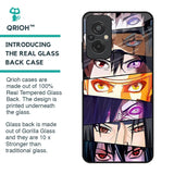 Anime Eyes Glass Case for Redmi 11 Prime