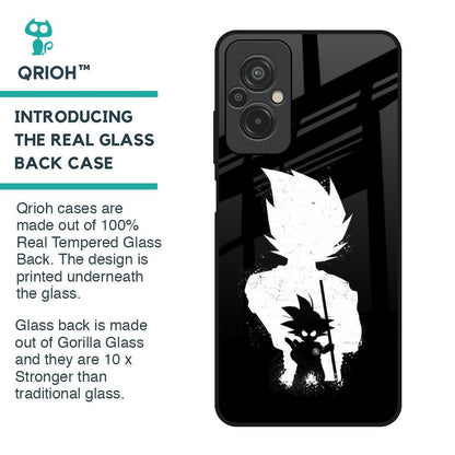 Monochrome Goku Glass Case for Redmi 11 Prime