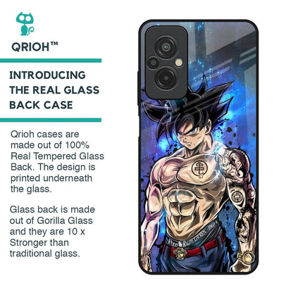 Branded Anime Glass Case for Redmi 11 Prime
