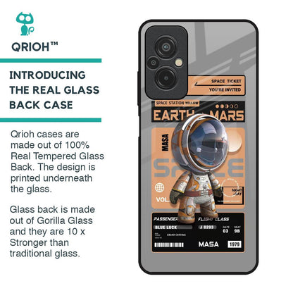 Space Ticket Glass Case for Redmi 11 Prime