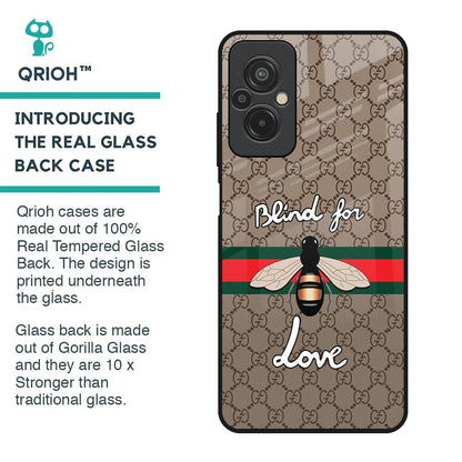Blind For Love Glass Case for Redmi 11 Prime