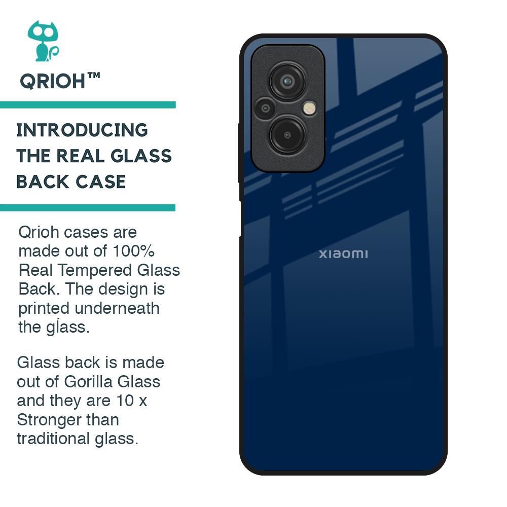Royal Navy Glass Case for Redmi 11 Prime