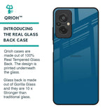 Cobalt Blue Glass Case for Redmi 11 Prime