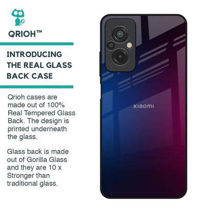 Mix Gradient Shade Glass Case For Redmi 11 Prime
