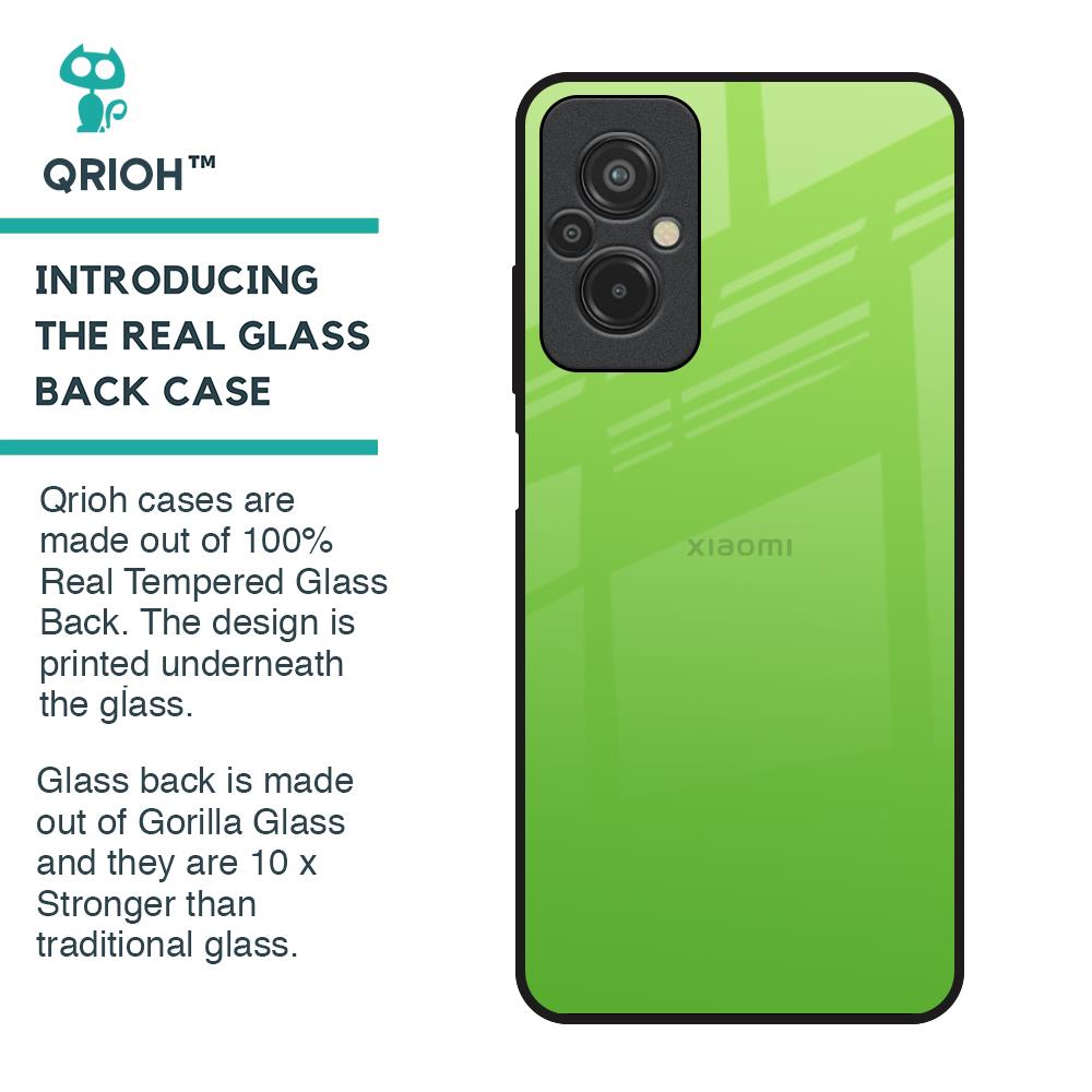 Paradise Green Glass Case For Redmi 11 Prime