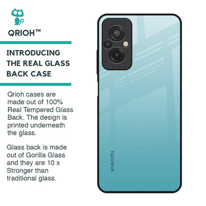 Arctic Blue Glass Case For Redmi 11 Prime