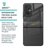 Grey Metallic Glass Case For Redmi 11 Prime