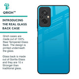 Blue Aqua Glass Case for Redmi 11 Prime