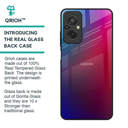 Magical Color Shade Glass Case for Redmi 11 Prime