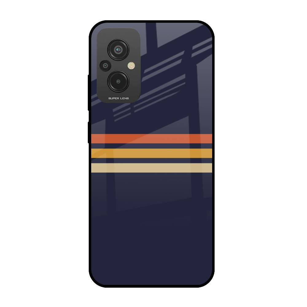 Tricolor Stripes Redmi 11 Prime Glass Cases & Covers Online