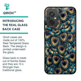 Peacock Feathers Glass case for Redmi 11 Prime