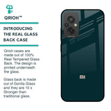 Hunter Green Glass Case For Redmi 11 Prime