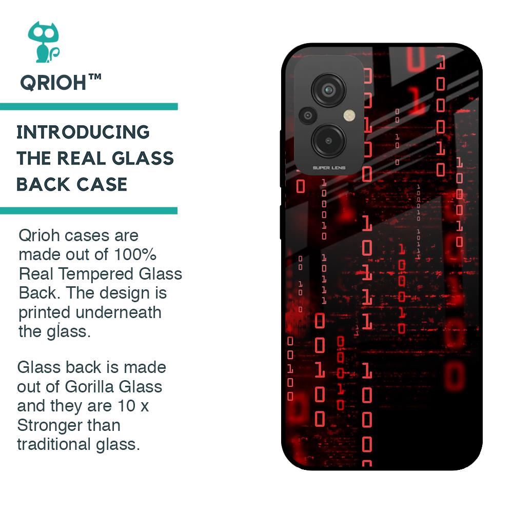 Let's Decode Glass Case For Redmi 11 Prime