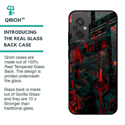 City Light Glass Case For Redmi 11 Prime