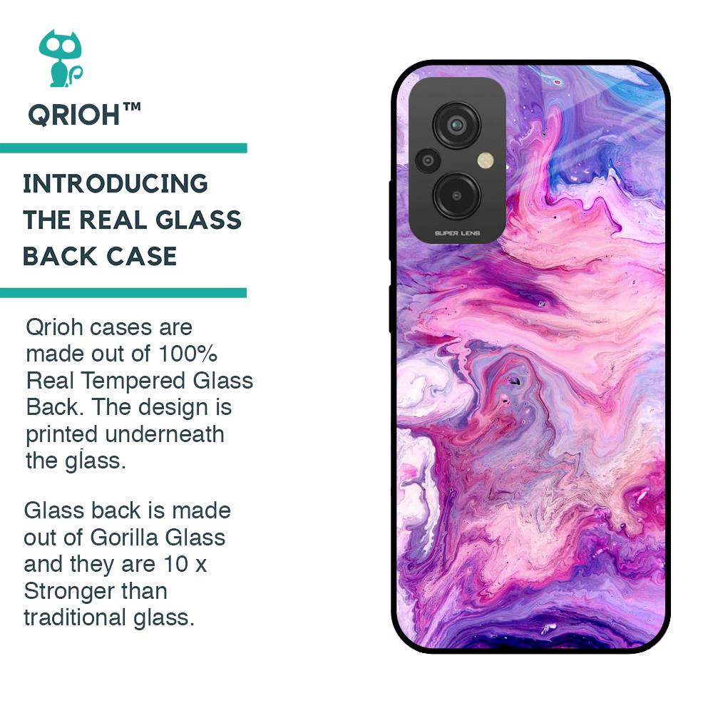 Cosmic Galaxy Glass Case for Redmi 11 Prime