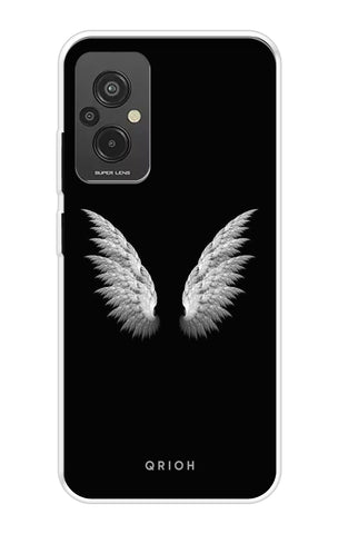 White Angel Wings Redmi 11 Prime Back Cover