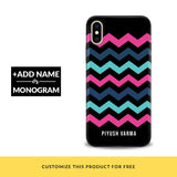 Oblique Streaks Customized Phone Cover