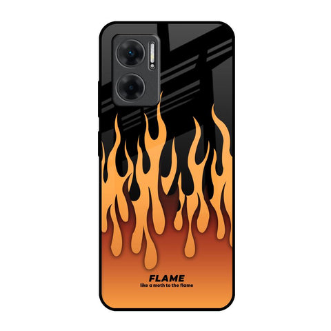 Fire Flame Redmi 11 Prime 5G Glass Back Cover Online