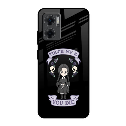 Touch Me & You Die Redmi 11 Prime 5G Glass Back Cover Online