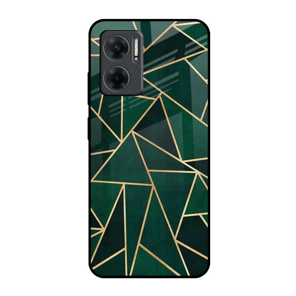 Abstract Green Redmi 11 Prime 5G Glass Back Cover Online