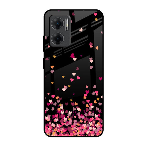 Heart Rain Fall Redmi 11 Prime 5G Glass Back Cover Online