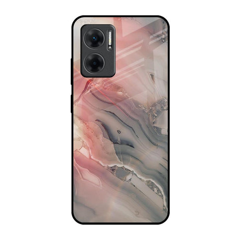 Pink And Grey Marble Redmi 11 Prime 5G Glass Back Cover Online