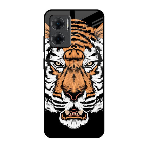 Angry Tiger Redmi 11 Prime 5G Glass Back Cover Online