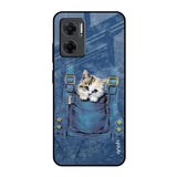 Kitty In Pocket Redmi 11 Prime 5G Glass Back Cover Online
