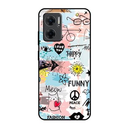 Just For You Redmi 11 Prime 5G Glass Back Cover Online