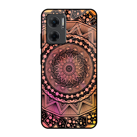 Floral Mandala Redmi 11 Prime 5G Glass Back Cover Online