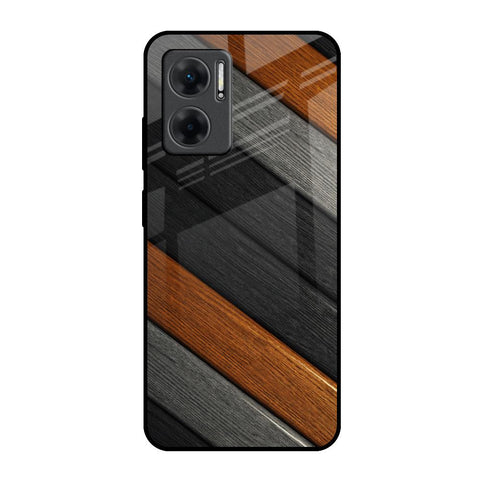 Tri Color Wood Redmi 11 Prime 5G Glass Back Cover Online