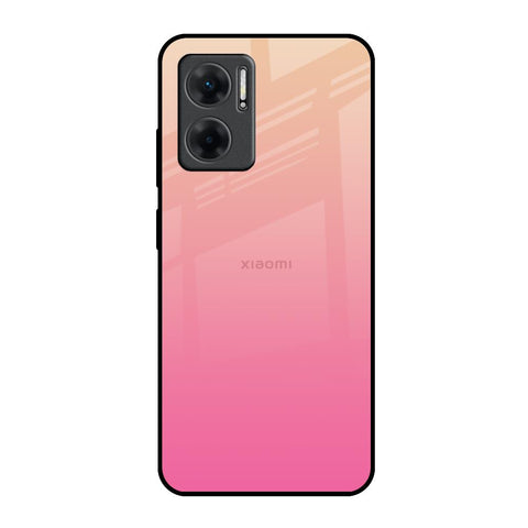 Pastel Pink Gradient Redmi 11 Prime 5G Glass Back Cover Online