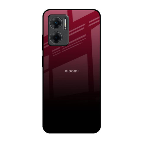 Wine Red Redmi 11 Prime 5G Glass Back Cover Online