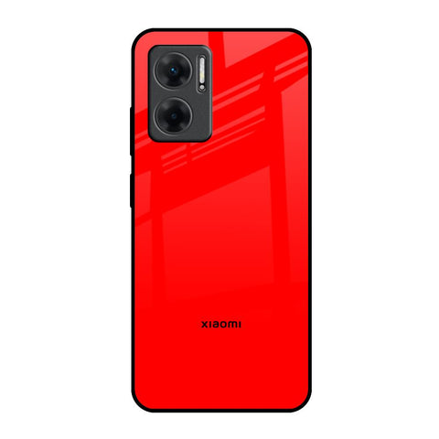 Blood Red Redmi 11 Prime 5G Glass Back Cover Online