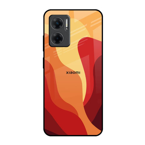 Magma Color Pattern Redmi 11 Prime 5G Glass Back Cover Online