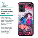 Radha Krishna Art Glass Case for Redmi 11 Prime 5G