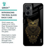 Golden Owl Glass Case for Redmi 11 Prime 5G