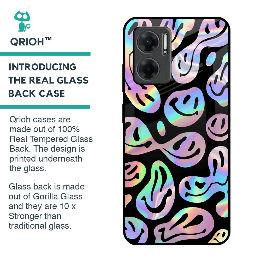 Acid Smile Glass Case for Redmi 11 Prime 5G